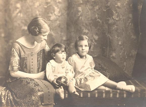 Frederick's wife with Douglas and Lilian