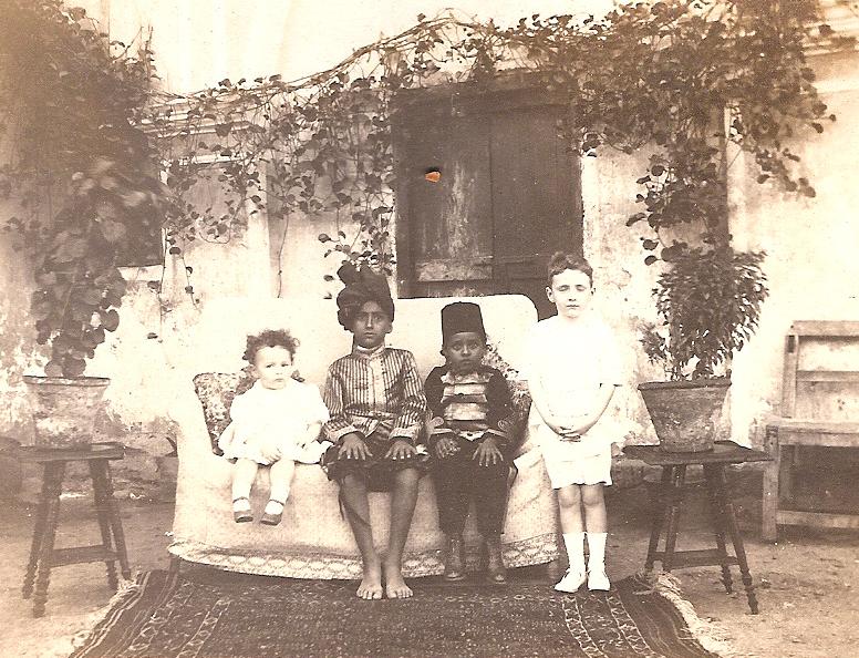 In Aden 1913, with Clive and the sons of the Sultan of Lahej.