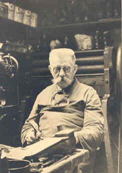 Georg in his workshop in Essen