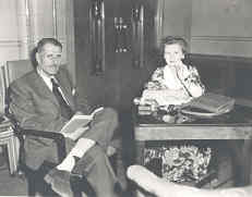 Freddie and Effie on the Queen Mary on their way to the USA