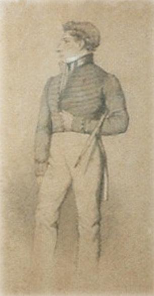 Herbert as a young officer, probably with the rank of Ensign or Lieutenant.