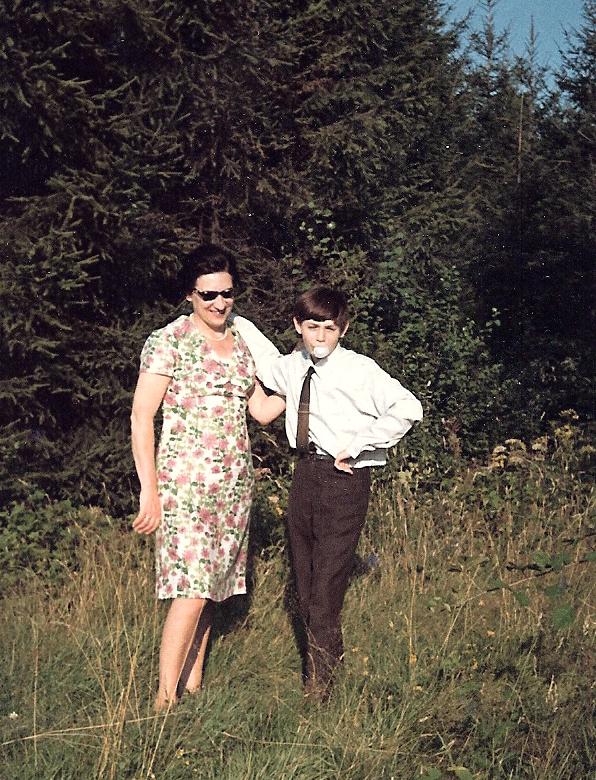 With Aunt Harriet in Switzerland
